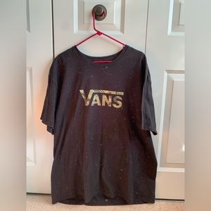 vans camo logo t-shirt